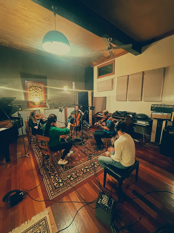 String Quartet at Aerial Recording Studio